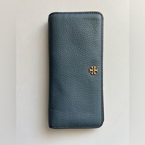 Dusty Blue Tory Burch Wallet